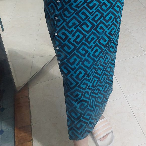 Messini Flattering Professional Business Casual Work Long Skirt Large Beautiful - Picture 1 of 11